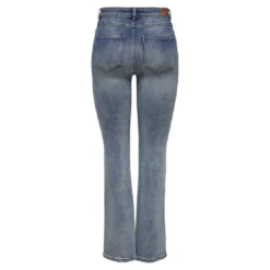 OnlyOnlmila Hw Flared Dnm Bj139 Noos bleu denim en coton Isa