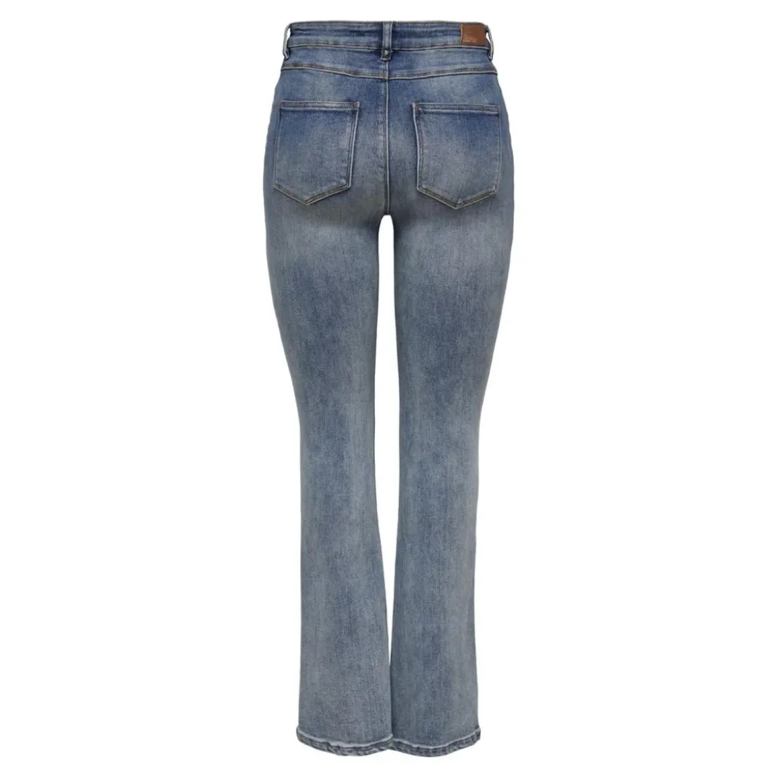 OnlyOnlmila Hw Flared Dnm Bj139 Noos bleu denim en coton Isa