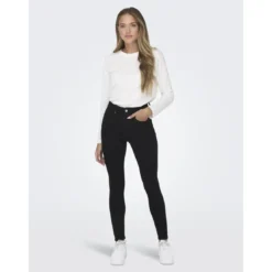 OnlyOnlmila Hw Sk Ank Dnm Bj380 Noos noir en coton Zola