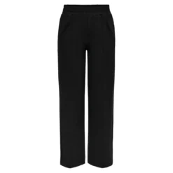 OnlyPantalon à jambe large Taille élastiquée noir en viscose