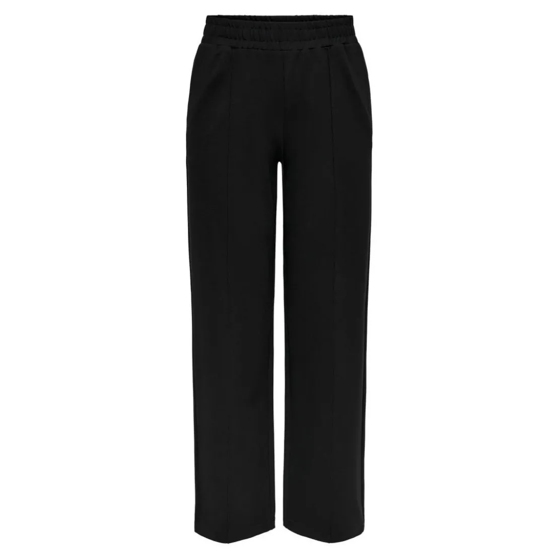 OnlyPantalon à jambe large Taille élastiquée noir en viscose