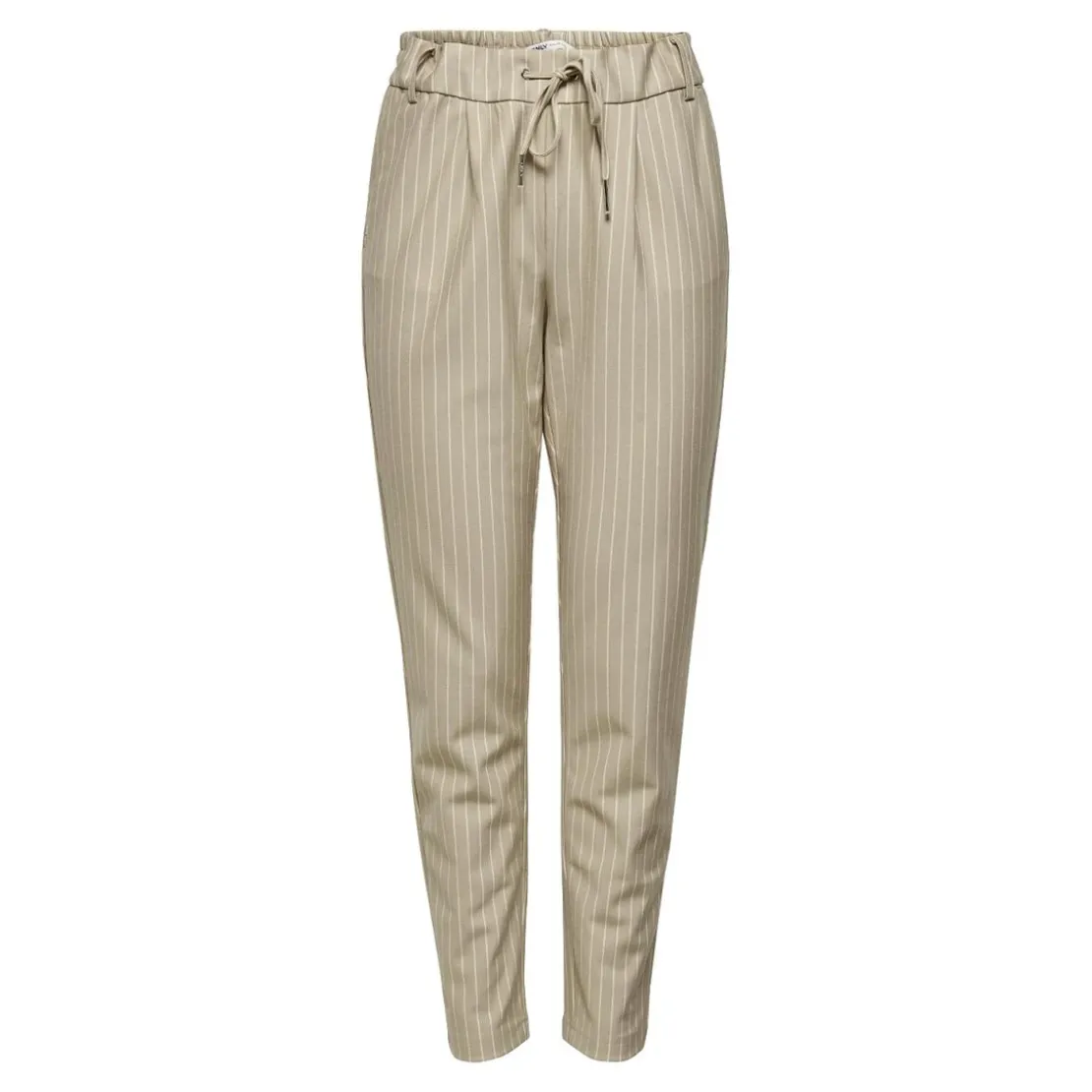 OnlyPantalon taille classique beige en viscose Yael