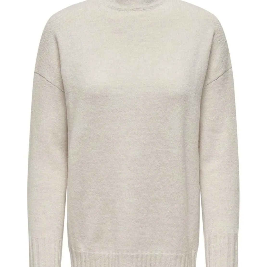 OnlyPull col roulé manches longues Gabriel gris clair Tess