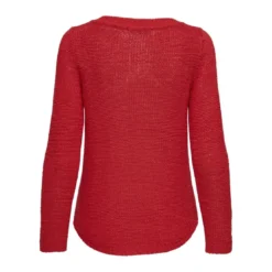 OnlyPull en maille col rond col rond rouge foncé Lyra