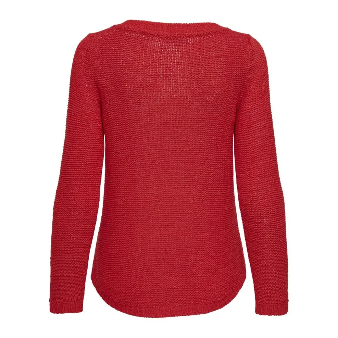 OnlyPull en maille col rond col rond rouge foncé Lyra