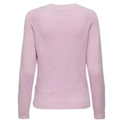 OnlyPull en maille col rond col rond violet Amy