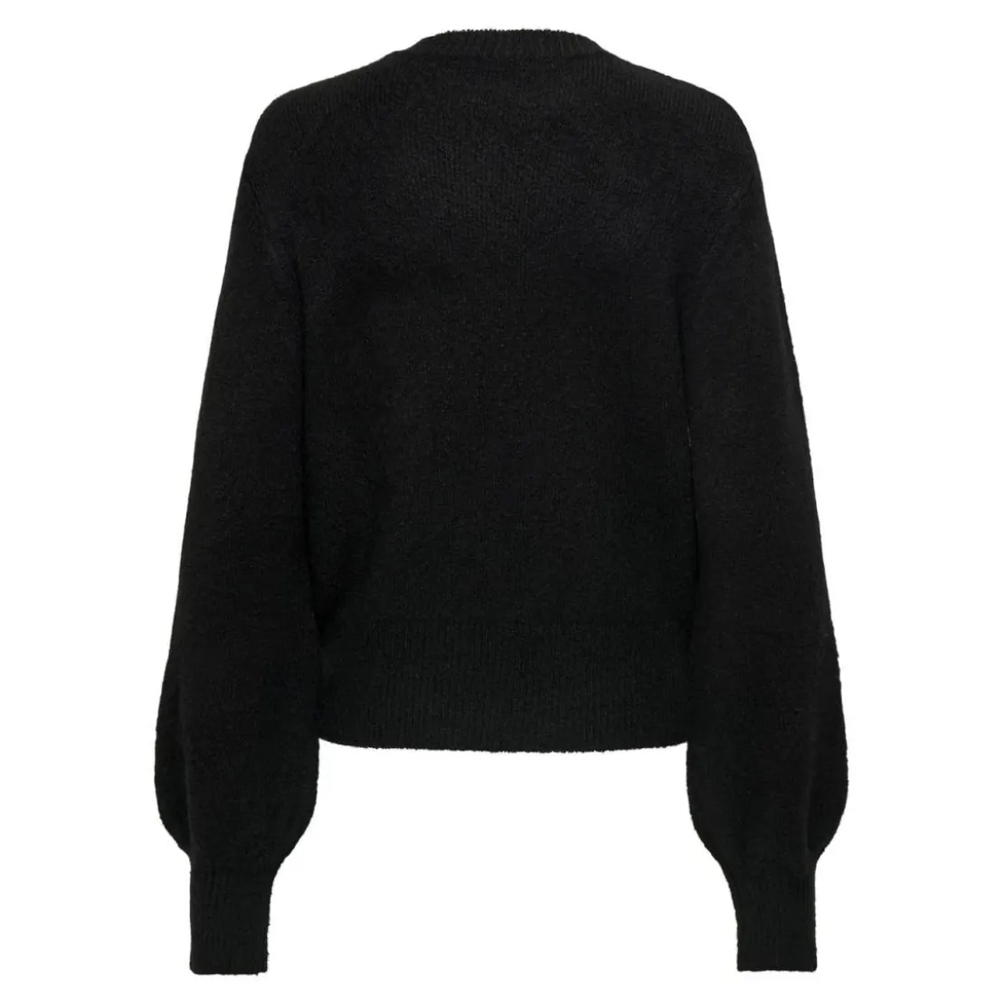 OnlyPull en maille col rond col rond noir Meg
