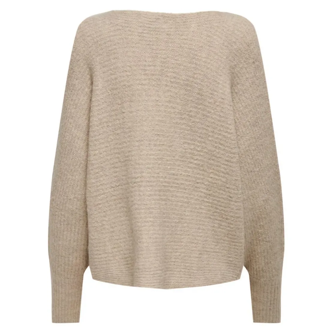 OnlyPull en maille Col rond Manches longues marron Ivy