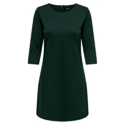 OnlyRobe courte Col rond Manches 3/4 Au-dessus du genou vert