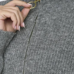 OnlyRobe courte col zippé Tokyo gris Eve