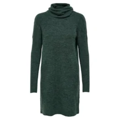 OnlyRobe en maille Col bénitier Manches 3/4 Au-dessus du genou vert