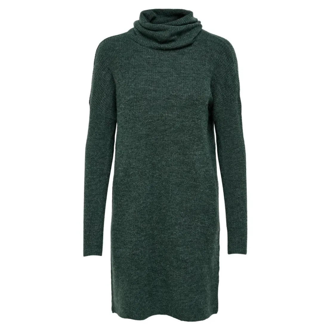 OnlyRobe en maille Col bénitier Manches 3/4 Au-dessus du genou vert