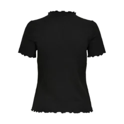 OnlyTop Col haut Manches courtes noir