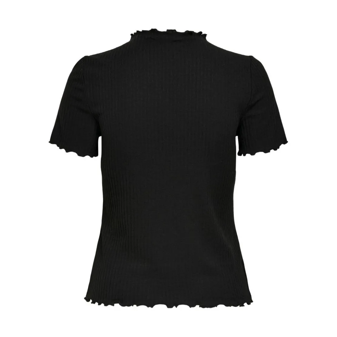 OnlyTop Col haut Manches courtes noir