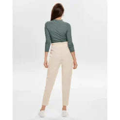 OnlyTop Col haut Manches longues Volants vert Sloan