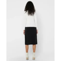 OnlyTop Col haut Manches longues Volants blanc