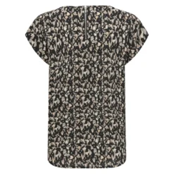 OnlyTop col rond manches courtes noir Queen