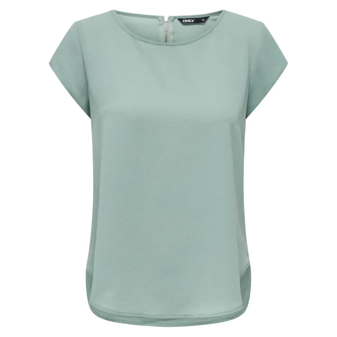 OnlyTop Col rond Manches courtes vert Nola