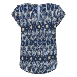 OnlyTop col rond manches courtes bleu clair Cara