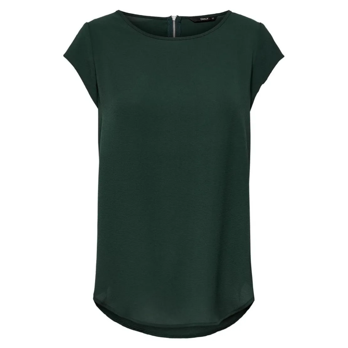 OnlyTop Col rond Manches courtes vert Elle