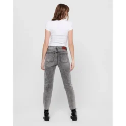 OnlyTop Col rond Manches courtes blanc en coton