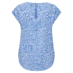 OnlyTop col rond manches courtes bleu clair Lucie