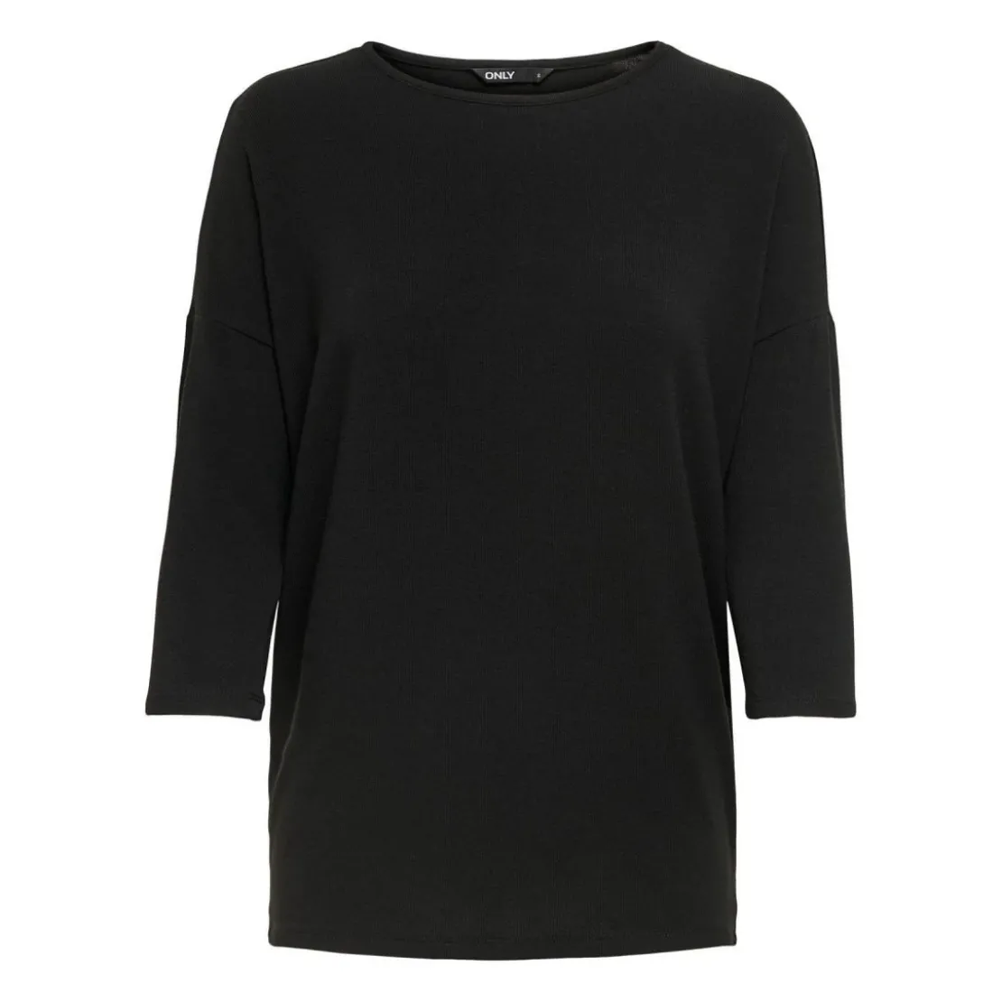 OnlyTop Col rond Manches 3/4 noir