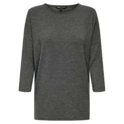 OnlyTop col rond manches 3/4 noir Adele