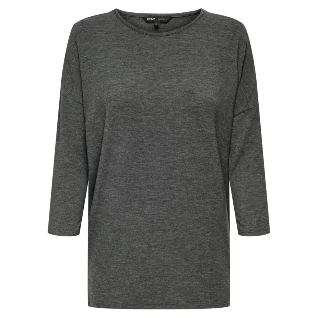 OnlyTop col rond manches 3/4 noir Adele