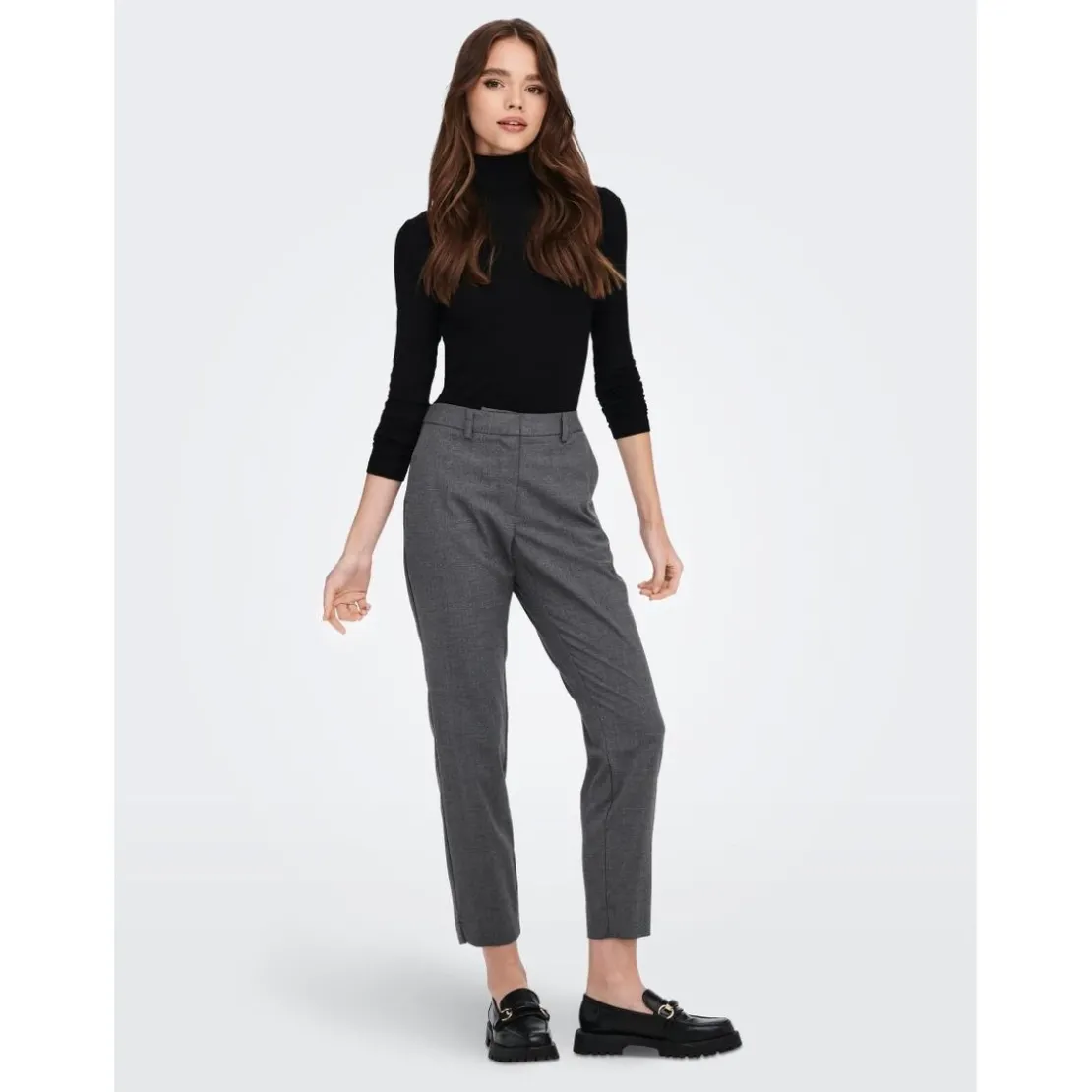 OnlyTop Col roulé Manches longues noir Leah