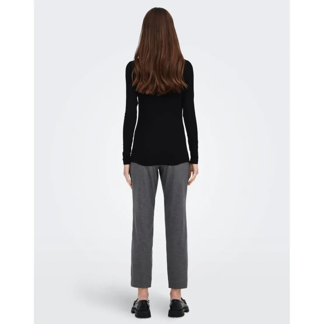 OnlyTop Col roulé Manches longues noir Leah
