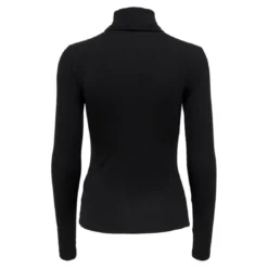 OnlyTop Col roulé Manches longues noir Leah