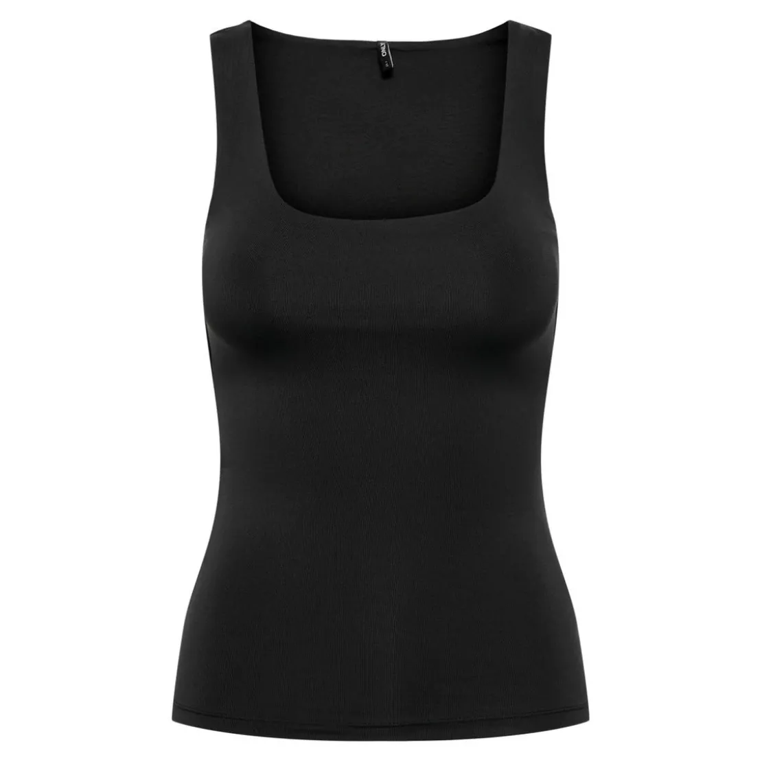 OnlyTops Col en U Sans manches noir