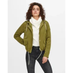 OnlyVeste Capuche Manches longues vert Dina