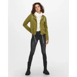 OnlyVeste Capuche Manches longues vert Dina