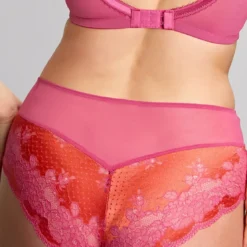 PanacheCulotte taille haute rose- Clara