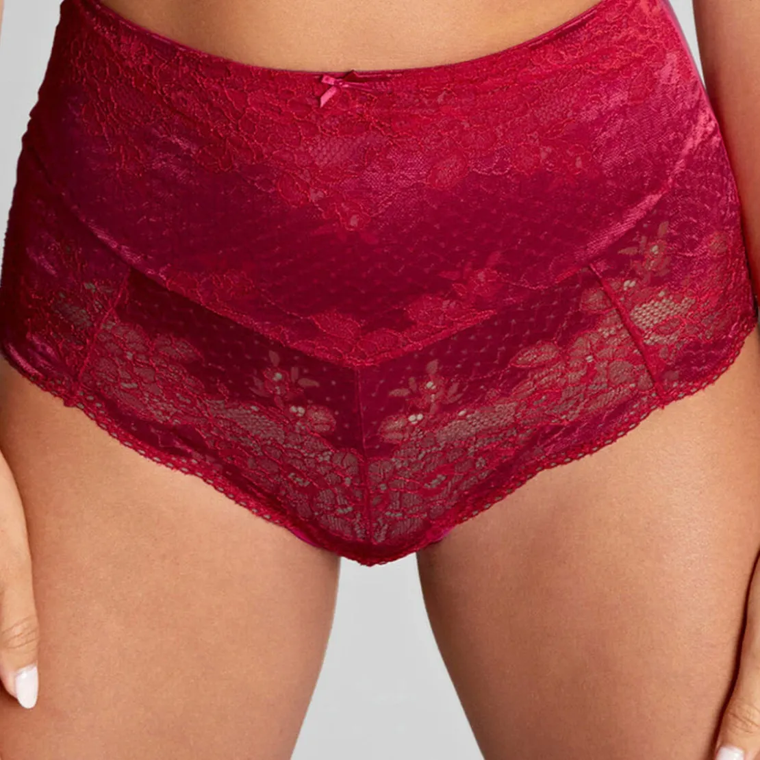PanacheCulotte taille haute rouge- Clara
