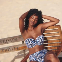 Panache maillotsCulotte de bain Bleue- Serengeti Midi Ga