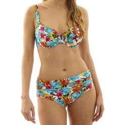 Panache maillotsHaut de maillot de bain à balconnets Panache tropical print- Leila