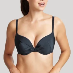 Panache maillotsHaut de maillot de bain plongeant armatures - Gris- Marina