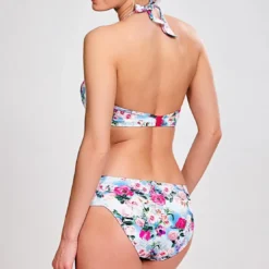 Panache maillotsHaut de maillot de bain tour de cou blue floral