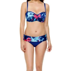 Panache maillotsHaut de maillot de bain bandeau à armatures - Motif fleurs- Tallulah