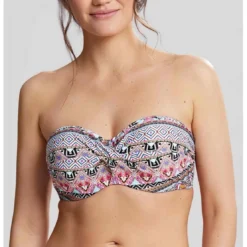 Panache maillotsHaut de maillot de bain bandeau armatures multicolore - Panache Maillot- Electic Boho