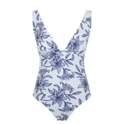 Panache maillotsMaillot de bain une pièce - Imprimé Bleu- Capri