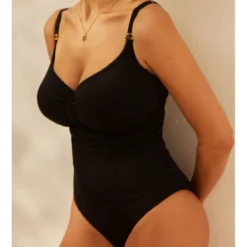 Panache maillotsMaillot de bain une pièce noir- Anya Riva