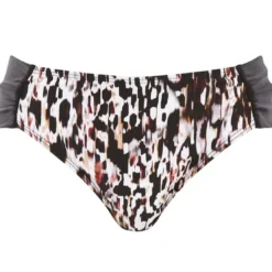 Panache maillotsSlip de bain froncée animal print