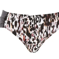 Panache maillotsSlip de bain froncée animal print