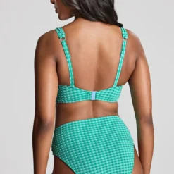 Panache maillotsSoutien-gorge Bikini Emboîtant Vert- Gingham