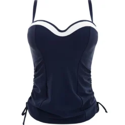 Panache maillotsTankini bandeau- Bleu