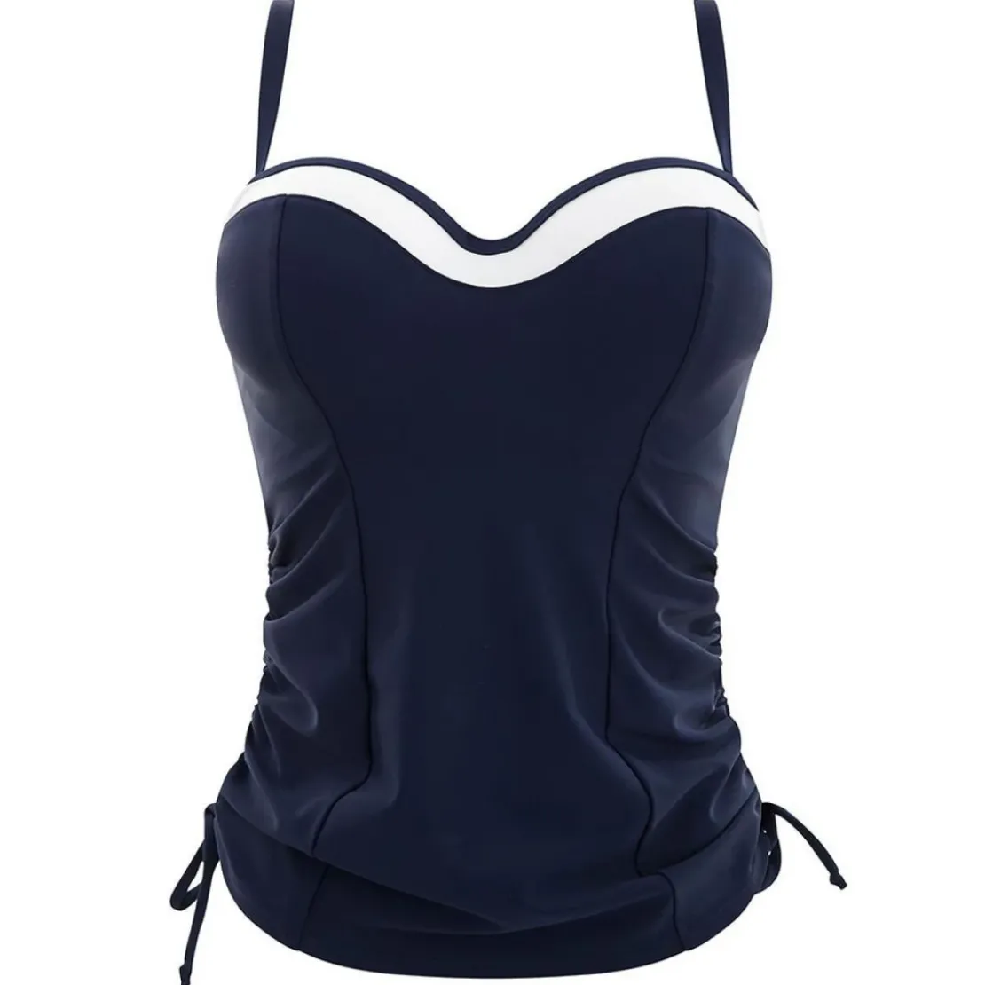 Panache maillotsTankini bandeau- Bleu